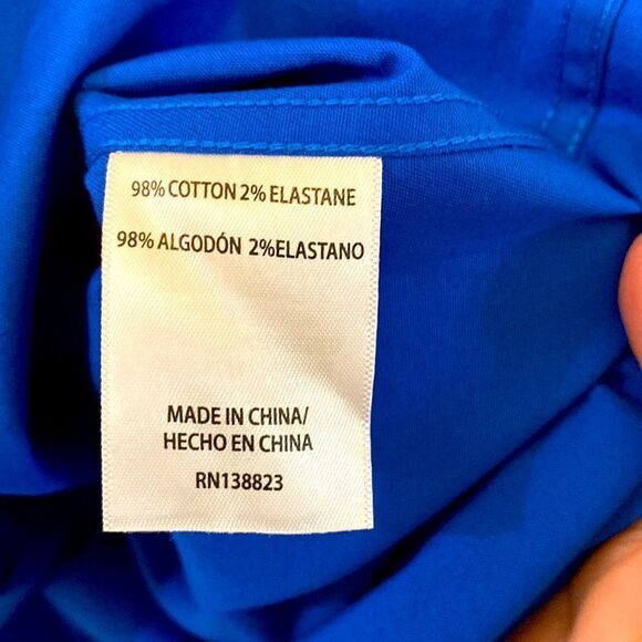 Cody James royal blue buttons pockets 98% cotton 2% elastane brand new - Picture 4 of 4